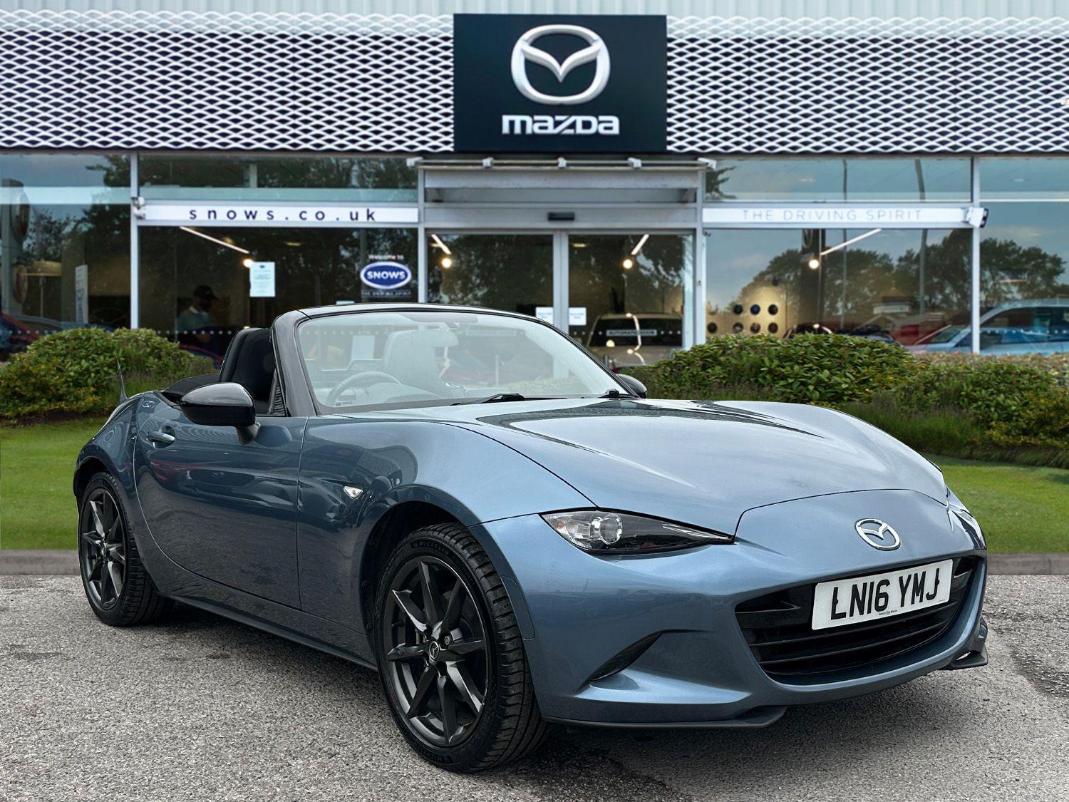 thumbnail image 2 of Genuine Leather Shift & E-Brake Boot For Mazda MX-5 MK1 1989-1997 - Black With Tan MIATA & ROADSTER Embroidery 2 of 12